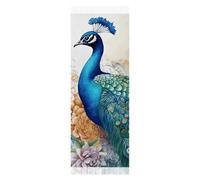NWTRJ Beautiful Peacock And Floral Women's Scarf Soft Warm Large Shawl Wrap with Tassels Fashion Travel Blanket for Fall And Winter, Style, 200x70cm