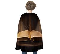 NWTRJ Book Under The Light Halloween Cape Reversible Red Vampire Cloak Lightweight Christmas Halloween Cosplay Costume For Men And Women