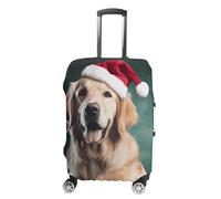 NWTRJ Dog Sticking Out Tongue Travel Luggage Cover Elastic Washable Suitcase Cover Dustproof Anti-Scratch Suitcase Protector Fits 19-32 Inch Luggage, XL