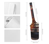 NWTRJ Fire Truck Yoga Mat Bag Long Tote Yoga Bag with Large Side Pocket Yoga Mat Carrier Fit Most Size Mats