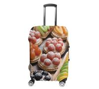 NWTRJ Fresh Sweet Tarts Travel Luggage Cover Elastic Washable Suitcase Cover Dustproof Anti-Scratch Suitcase Protector Fits 19-32 Inch Luggage, L