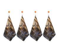 NWTRJ Microfiber Hand Towels Absorbent Soft Decorative Bathroom Towel Lightweight Breathable Deers Picture Kitchen Dish Towels for Hotel Spa Gym Home Decorations 4PCS