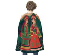 NWTRJ Mountain And Traditional Clothing Halloween Cape Reversible Red Vampire Cloak Lightweight Christmas Halloween Cosplay Costume For Men And Women