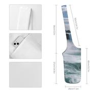 NWTRJ Niagara Falls Yoga Mat Bag Long Tote Yoga Bag with Large Side Pocket Yoga Mat Carrier Fit Most Size Mats