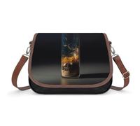 NWTRJ Small Crossbody Bag for Women Shoulder Handbag Lightweight Waterproof Crossbody Travel Purse Bottle Containing Something Casual Mini Purse with Adjustable Strap