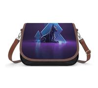NWTRJ Small Crossbody Bag for Women Shoulder Handbag Lightweight Waterproof Crossbody Travel Purse Canine Sculpture Casual Mini Purse with Adjustable Strap