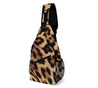 NWTRK Rough Leopard Print Sling Bag for Women Men Versatile Crossbody Bag Sling Backpack Fashion Chest Bag, Style, 38x20cm