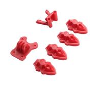 NwugFdk TPU Camera And Motor Mounting Base Compatible With FPV Mark4 HD 5 6 7 8 9 Inch Drone Frame(Red)