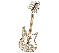 NWVDPQGCZ High-End Guitar Brooch Men's Suit Jacket Jewelry Women's Fashion Cardigan British Wind Accessories /1443