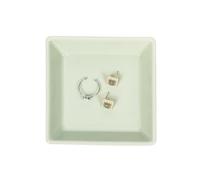 Nwvuop Ceramic Jewellery Trinket Dish, Ring Holder Trinket Dish Key Bowl for Hallways Gifts for Women Her(Light Green)