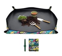 Nwvuop Waterproof Repotting Mat for Indoor Plants, 29.5× 39.5 inches Planting Mat Portable Planting Potting Tray Gardening Gifts for Plant Lovers