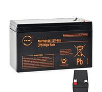 NX, 12V Battery, 12 Volt 9ah battery, 12V 9Ah Lead Acid Rechargeable Battery For General purpose, Scooter, Quad Bikes, Childrens Kids Toy Car Battery, Alarm, Bike, Emergency power (12V - 9Ah)