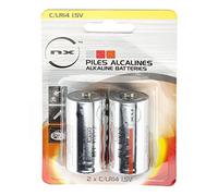 NX - Alkaline battery (blister) x2 Nx-Power Tech LR14 - C 1.5V 9.3Ah