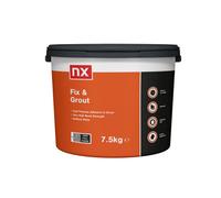 Nx Dual Purpose Fix & Grout Ready Mixed Brilliant White Wall Tile Adhesive & Grout, 7.5Kg