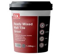NX Ready Mixed Wall Tile Grout, Charcoal, 1.38kg, Ready to Use for Bathroom and Kitchen Wall Tiles