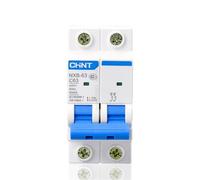 NXB-63 2P AC MCB C Curve 400V 10A 16A 20A 25A 32A 40A 63A Mini Circuit Breaker DZ47 Din Rail(4A)