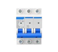 NXB-63 3P Type C Miniature MCB 6kA 380V 400V 415V 1A 2A 3A 4A 6A 10A 16A 20A 25A 32A 40A 50A 63A 1Pcs(6 Years)