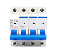 NXB-63 4P AC 230/400V Miniature Circuit Breaker C 6 10 16 20 25 32 40 63A Overload Protector DZ47 C Style Air Switch(125A)