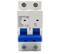 NXB-63 Mini Circuit Breaker, 400V 50Hz 6000A, with Status Indicator, White/Blue (3P 25A)