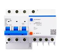 NXBLE-63 3P+N 6A 10A 16A 20A 25A 32A 40A 50A 63A RCBO Residual Current Operated Circuit Breaker Protection(63A)