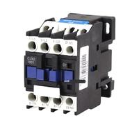 NXC-18 18A LC1D AC Contactor CJX2-1810 1801 NO NC LC1 DIN Rail Mount Electric Power Contactor AC 24V 36V(NXC-18 NO NC,24V)