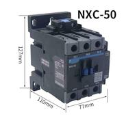NXC-40 NXC-50 NXC-65 40A 50A 65A Contactor Magnetic AC Contactor 24V 36V 110V 220V 380V CJX2 NXC LC1(NXC-50 50A,380V)