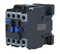 NXC Series AC Magnetic Contactor, Black, Industrial Electric Control, 24V-380V Compatible, Multiple Current Ratings 09A-32A (NXC-25 36V)