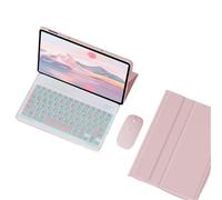 NXCVBNKZJ kuaijiexiaopu Backlit Portable Magnetic Keyboard Protective Case Suitable for Xiaomi PAD 6/6Pro 11 inches(Pink+keyboard+mouse)