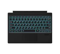 NXCVBNKZJ kuaijiexiaopu Black/Claret 2nd-Generation Backlit Touchpad Keyboard Suitable for Microsoft Surface Pro7 8 9 11 X 13 inch Universal(Black)