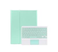 NXCVBNKZJ kuaijiexiaopu Keyboard and Mouse Kit, Protector Case Suitable for iPad 11th/10th-Gen 10.9 inches Universal(Green+touch keyboard)