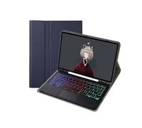 NXCVBNKZJ kuaijiexiaopu Keyboard and Mouse Kit, Protector Case Suitable for iPad Pro 12.9 inches 2022/2021/2020 Universal(Blue+touch backlit KB)