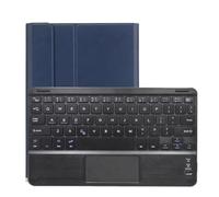 NXCVBNKZJ kuaijiexiaopu Normal/Touch No-backlit/Backlit Keyboard Leather Protective Case Suitable for iPad Air 13 inches 2024/2025 universal(Blue+touch keyboard)