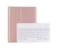 NXCVBNKZJ kuaijiexiaopu Normal/Touch No-backlit/Backlit Keyboard Leather Protective Case Suitable for iPad Pro 13 inches 2024 universal(Rose gold+keyboard)