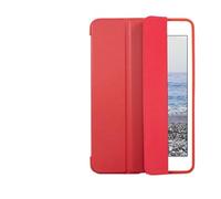 NXCVBNKZJ Triple Foldable Silicone Protective Cover, TPU+PU Leather Case Suitable for iPad 11th Gen (A16)/10th Generation -10.9 inch universal(Red)