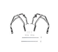 NXDJJEIK Bumpers Safty Accessories Engine Bumper Guard Crash Bars Steel Styling Fit For CFMOTO 450NK Motorcycle Engine Guard(B)