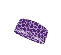 Nxidvxne Football Accessories Purple Spot Pattern Hair Bands for Women's Hair Wide Headbands for Women