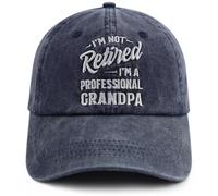 Nxizivmk Hat for Grandpa, I'm Not Retired I'm A Professional Grandpa, Worlds Best Grandpa Baseball Cap, Fathers Day Birthday Gift