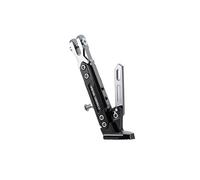 NXJLQJRD Motorcycle Kickstand for Triumph Street Triple 675 Standard 2007-2016,Aluminum Alloy Motorcycle Tripod Adjustable Foot Side Support Stand Motorbike Part,C-White
