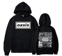 NXKAFAH British Rock Band O-Oasis Live 25 Tour Hoodies Fashion Gothic Vintage Oversized Sweatshirt Men's Women Long Sleeve Pullovers