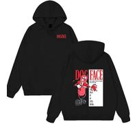 NXKAFAH Dogface Funny Hoodies Movie Parody Classic Gangsters Movie Scarface Tony Montana Al Pacino Tops Men Casual Wear Retro Streetwear