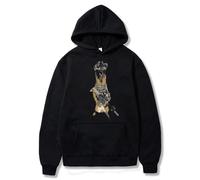 NXKAFAH Funny Forward Observations Group Task Force Doomer Westeland Kooks Military Dog Graphic Hoodie Men Joke Humor Casual Sweatshirt