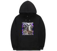 NXKAFAH I Do Not Think Therefore I Do Not Am Racoons Hoodie Unisex Funny Meme Sweatshirt Men Women's Casual Oversized Pullover Hoodies