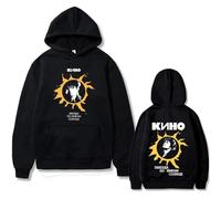 NXKAFAH Legendary Russia Rock Band Viktor Tsoi Kino A Star Named Sun Double Sided Print Hoodie Men Women Fashion Oversized Sweatshirt