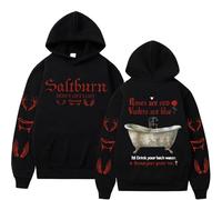 NXKAFAH Movie Saltburn Don't Get Lost Graphic Hoodie Men Women Clothing Fleece Casual Oversized Sweatshirt Men's Fashion Vintage Hoodies