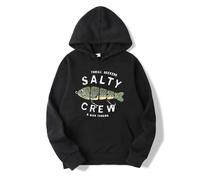 NXKAFAH ORG salt CREW Mens THRILL SEEKERS RISK TAKERS Surf Snow Skate RARE hoodies L long or short sleep