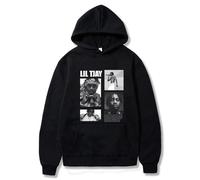NXKAFAH Rapper Lil Tjay Hoodie Destined 2 Win Sweatshirt Men Women's Fashion Hip Hop Streetwear Unisex Fleece Cotton Oversized Hoodies