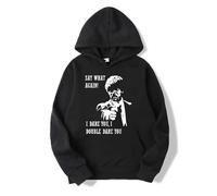NXKAFAH Say What Again Mens hoodies pull Retro accomplishment Jules Winnfieldhoodies