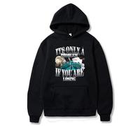 NXKAFAH Tops Its Only A Problem If You're Losing Funny Gambling Graphic Men Women Hoodies Fashion Vintage Wear Casual Clothes