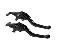 NXLJA Motorbike Clutch Part All Year Motorcycle Accessory Control Handle Bar Brake Levers Parts Pivot Clutch for Y-AMAHA SMAX155(Black- Silver)