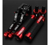 NXLJA Motorbike Clutch Part Folding Extendable Moto Adjustable Clutch Brake Levers Handbar Grips Ends for Y-AMAHA XZ750SE XZ750 XZ 750 SE 1981-1983(Red 2)